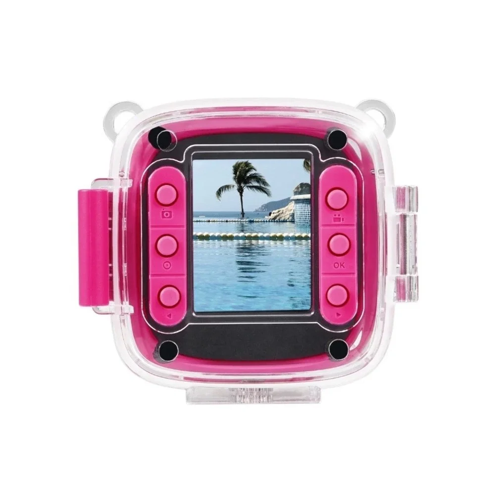 NEW Kids Tech‎ Ultimate Kids Action Camera Photos Videos Waterproof Case Pink